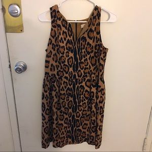 Loft Leopard Print Dress